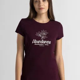 Van Heusen Round Neck Short Sleeves Typography Printed Relaxed Fit Cotton T-shirt-image-83