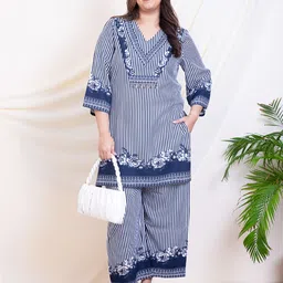 DEEBACO Printed Tunic & Palazzo Co-Ords-41