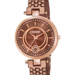 CASADO Men Dial & Stainless Steel Bracelet Style Straps Analogue Watch CSD-825-BROWN-BROWN-image-53