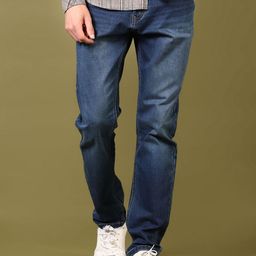 V-Mart Men Cotton Denim Mid-Rise Light Fade Jeans-image-22