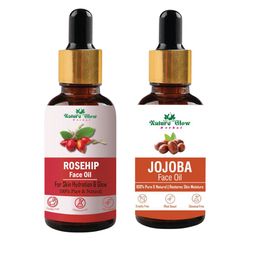 Nature Glow Herbal Set Of 2 Rosehip & Jojoba Facial Oil- 15 ml Each-18