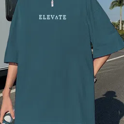 Rigo Men Typography Printed Drop-Shoulder Sleeves T-shirt-image-80