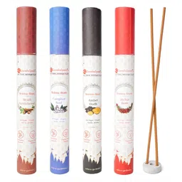 GaneshaSpeaks 4-Pcs Brown Wooden Incense Sticks With Fragrance-22