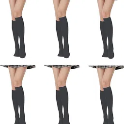 MUKHAKSH Kids Grey Socks-image-19