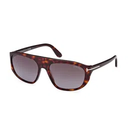 Tom Ford Unisex Rectangle Sunglasses with UV Protected Lens FT1002 58 52B-picture-11