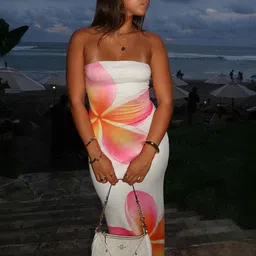 StyleCast Women Foral Print Off-Shoulder Sheath Maxi Dress-picture-34