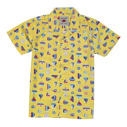 Gini and Jony Boys Comfort Fit Conversational Printed Spread Collar Cotton Casual Shirt-image-38
