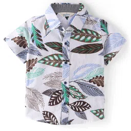 Infinity Boys Tailored Fit Floral Opaque Printed Casual Shirt-image-72