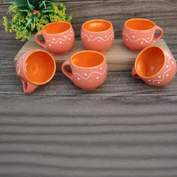 laghima jadon Multicoloured Printed Ceramic Glossy Cups Set of Cups and Mugs image 4