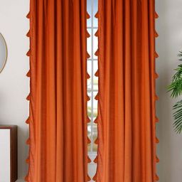 Dekor World Multicoloured Set of 2 Sheer Door Curtain-15