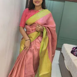 DIVASTRI Woven Design Zari Tissue Banarasi Saree-image-18