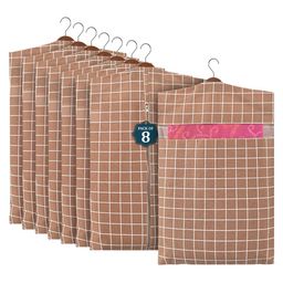 Kuber Industries Brown Set of 6 Regular Multi-Utility Organisers-15