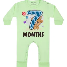 Arvesa Infants Printed Round Neck Rompers-image-21