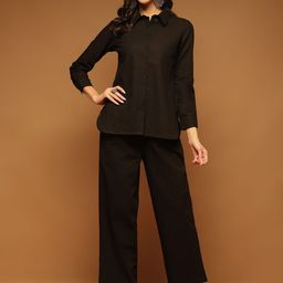 Anouk Cotton Shirt With Palazzos-image-13