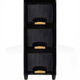 RUBOXA Black Set of 6 Regular Drawer Organiser Organisers image 5
