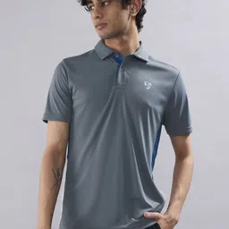 SG Men Polo Collar Regular Fit T-shirt-image-90