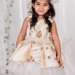 TOPLOVE Floral Net Fit & Flare Dress-image-6
