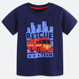 Oh Rare Boys Typography Printed Applique T-shirt-image-65