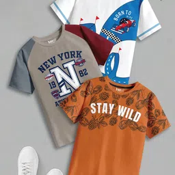 BAESD Boys 3 Pure Cotton T-shirt-image-28