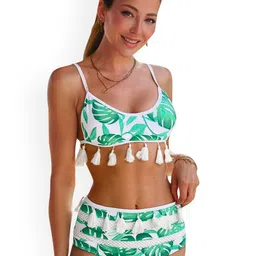 ANGEL CROSHET Women High Waist Bikini Set-image-52