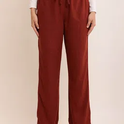 NoBarr Women Relaxed mid rise Trousers-image-7