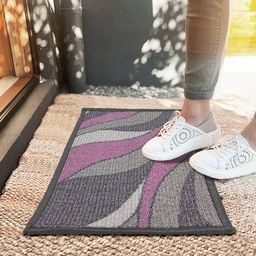BIANCA Purple & Grey Printed Anti-SkidDoormats-picture-24