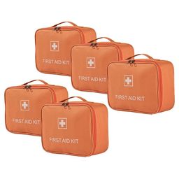 Aura Orange Coloured Set Of 5 Water ResistantOrganisers-picture-25