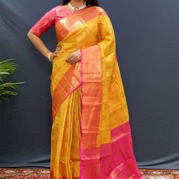 VILLAGIUS Woven Design Zari Kanjeevaram Saree-image-88