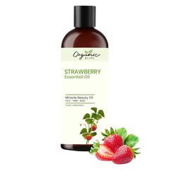 Organic Bliss Strawberry Essential Beauty Massage Oil For Face Hair & Body - 50 ml-45