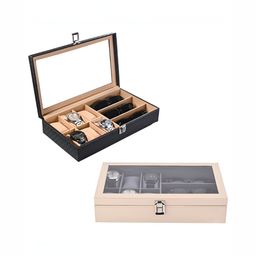 Aura Gold-Toned Set of 2 Regular Jewellery Organiser Organisers-53