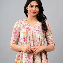 CORDSET Floral Print Cotton Top-picture-15