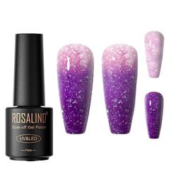 ROSALIND UV & LED Soak Off Long-Wearing Gel Nail Polish - 7 ml - C234 Purple-image-30