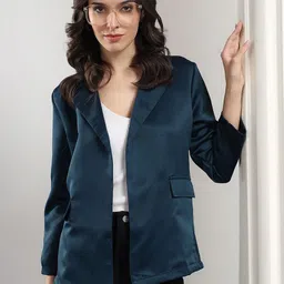 Kotty Notched Lapel Front Open Blazer image 3