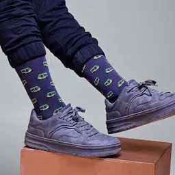Lazy Bums Unisex Patterned Crew Length Socks image 3