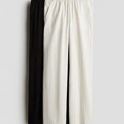 H&M 2-Pack Wide Leg Trousers-picture-41