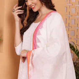 Bunkraft Ethnic Motifs Woven Design Dupatta image 4