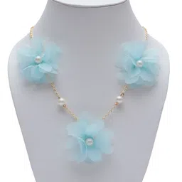 Daizy Gold-Plated Flower Beaded Necklace-picture-46