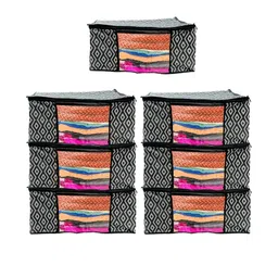 AMAK INC Black Fabric Multi-Utility Wardrobe Organisers-picture-25