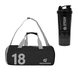 GROUPERS Printed Medium Foldable Sports or Gym Duffel Bag-image-90