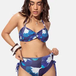 Lemonlords Printed Bandeau Bikini Top-picture-0
