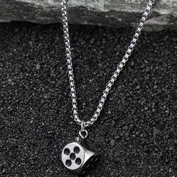 French Accent Men Silver-Plated Chain-15