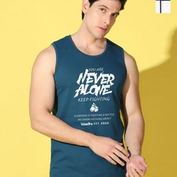 WOOSTRO Men Pack Of 2 Printed Raw Edge Slim Fit T-shirt-image-32