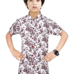 MADE IN THE SHADE Unisex Kids Floral Printed Casual Shirt-58