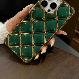 Luxury Kase LK152 Plating Diamond Lattice Grid iPhone 13 Pro Back Case-image-95