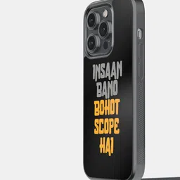 macmerise Impact Resistant Typography Printed iPhone 14 Pro Back Case Mobile Accessories-13