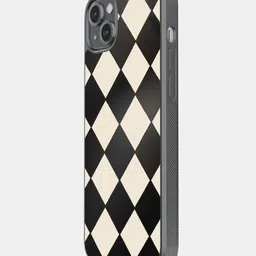 macmerise Geometric Printed Impact Resistant iPhone 14 Plus Back Case Mobile Accessories-12