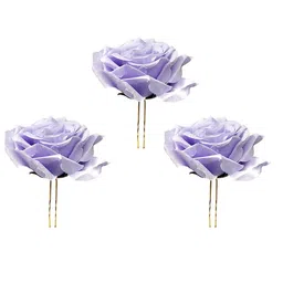 Hair Flare Women 3Pcs Artificial Floral U Pins-27