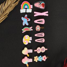 Jewelz Girls Set Of 14 Hair Accessory Set-47