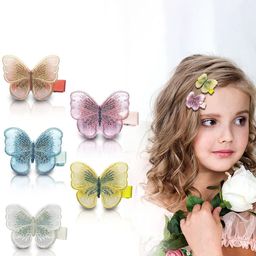 BAESD Set Of 5 Girls Butterfly Alligator Hair Clips-16