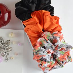 Radhu & Kabby Women Set Of 3 Scrunchies-image-6